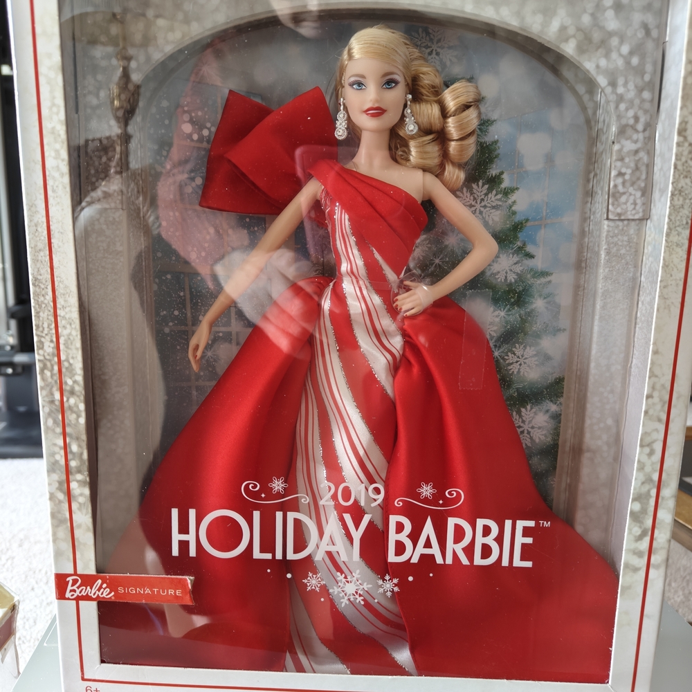 Barbie Signature Holiday Doll in Red Dress